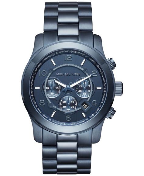 michael kors men's ion plated bracelet watch|michael kors runway watch.